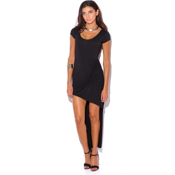 W by Wenjie Dresses & Skirts - Black High Low Sexy Dress #451